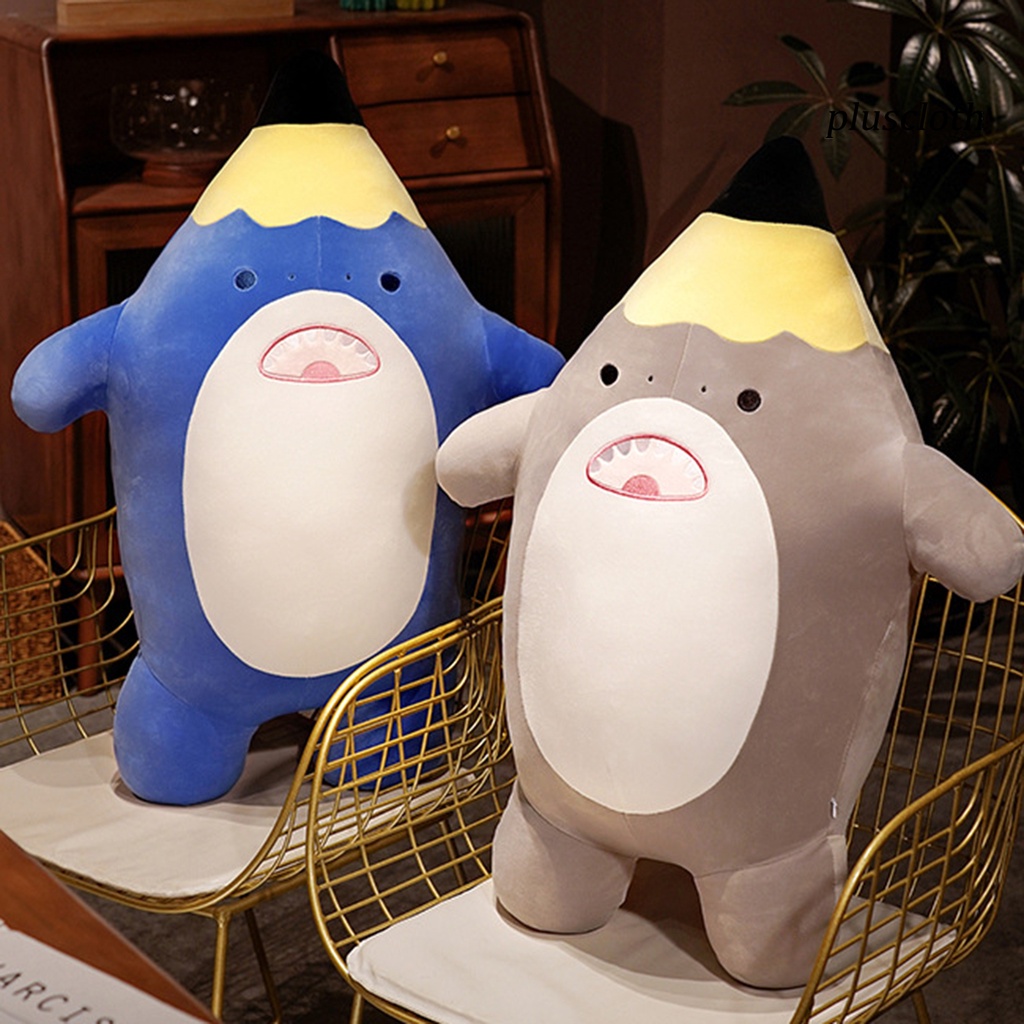 Cá Mập Nhồi Bông Chất Liệu Cotton PP Kích Thước 60cm Dùng Để Trang Trí