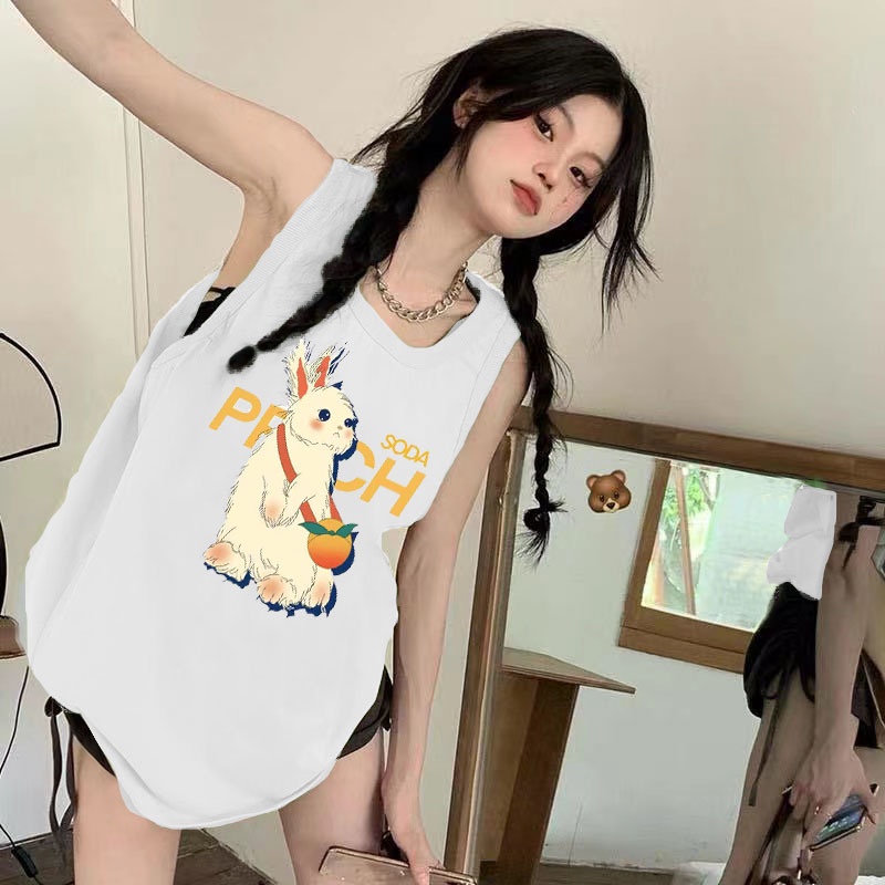 Áo Thun Sát Nách Màu Sắc Ngọt Ngào Thời Trang Mùa Hè Cho Nữ