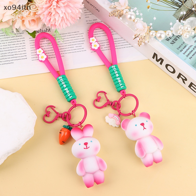 Móc Khóa Hình Thỏ / Gấu Hoạt Hình Dễ Thương