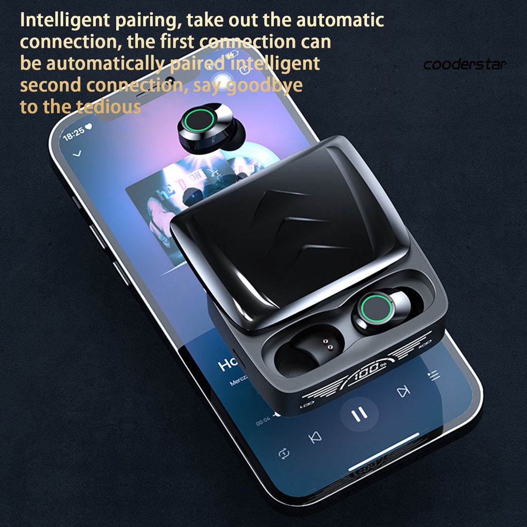 Tai Nghe Nhét Trong Không Dây Bluetooth 5.3 HiFi BQ30 Có Màn Hình LED Kỹ Thuật Số