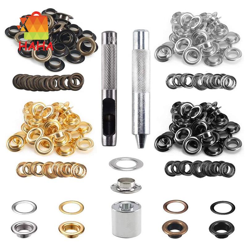 Set 100 Vòng Đệm 10mm Chuyên Dụng Cho Vật Liệu Da / Tarpaulin