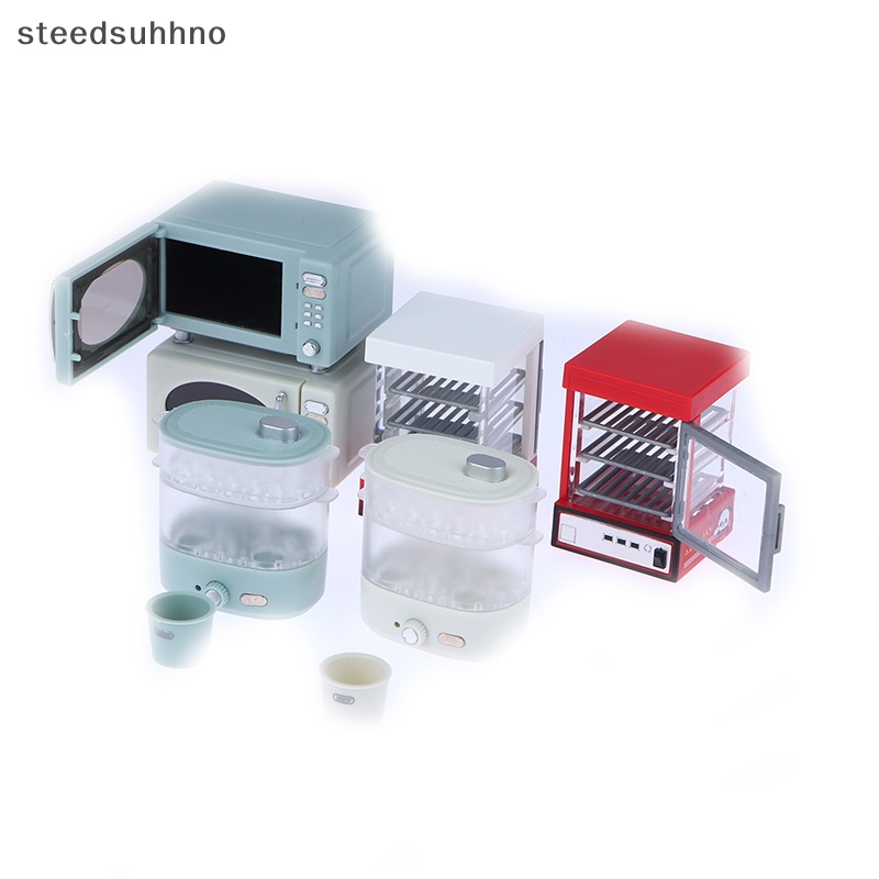 Mô Hình Hộp Hấp Bánh Bao Mini Trang Trí Nhà Búp Bê hhno