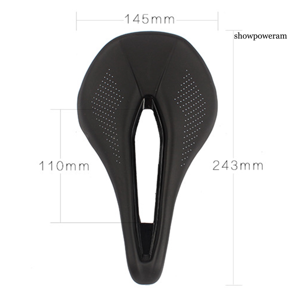 Yên Xe Đạp Bằng Da Sợi Tổng Hợp Thoáng Khí Chống Sốc