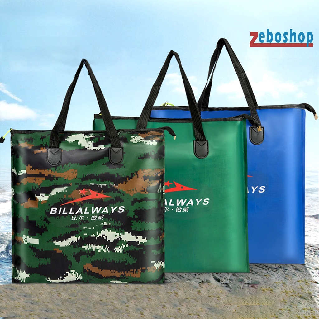 Túi Đựng Nước Bằng Vải Oxford Sức Chứa Lớn Có Thể Gấp Gọn Dùng Khi Đi Câu Cá / Cắm Trại