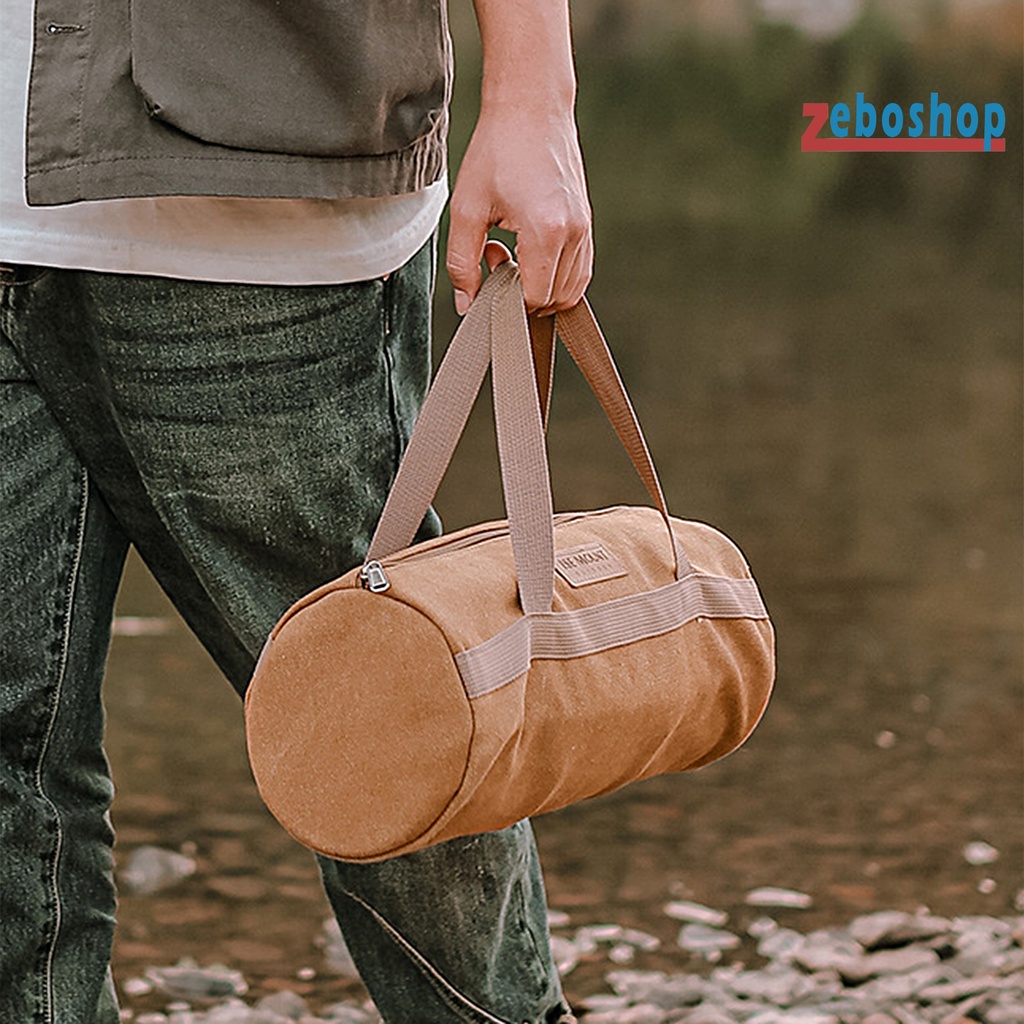 Túi Đựng Dụng Cụ Cắm Trại Bằng Vải Bạt Sức Chứa Lớn Có Thể Giặt Rửa