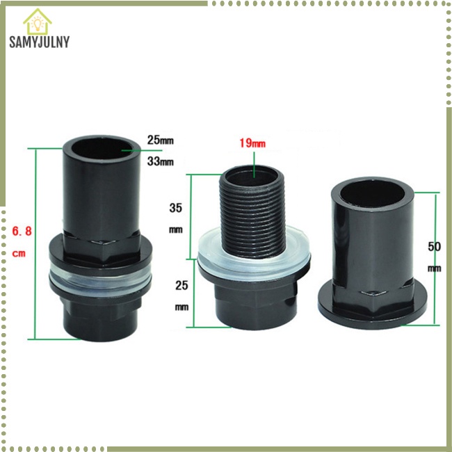 Đầu Nối Ống Nước 20 / 25 / 32 / 40 / 50mm Cho Bể Cá