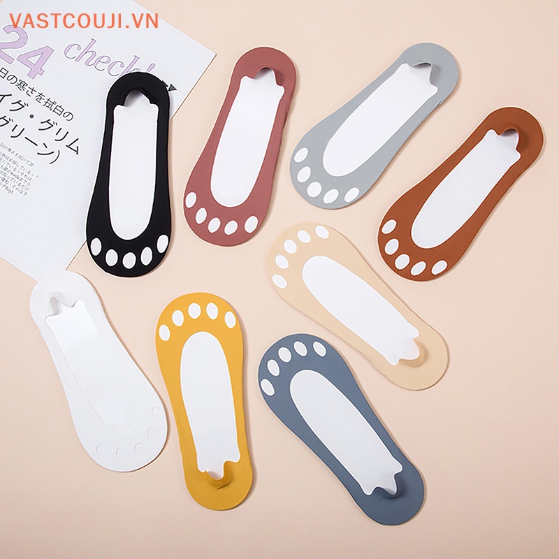 Vớ Thuyền Cotton Mỏng Cổ Thấp Hở Ngón Thời Trang Mùa Hè