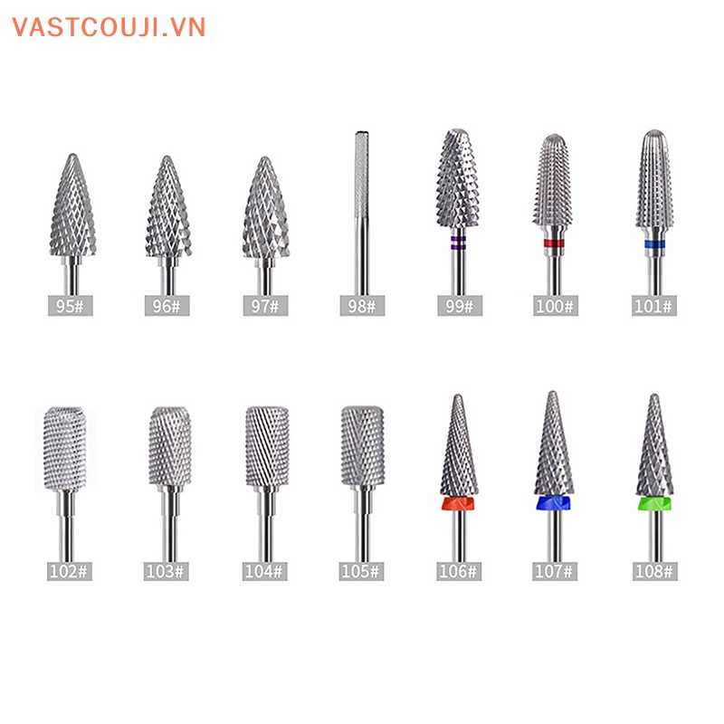 Mũi Mài Móng Tay Bằng Thép Vonfram Chuyên Dụng Cho Máy Mài Điện