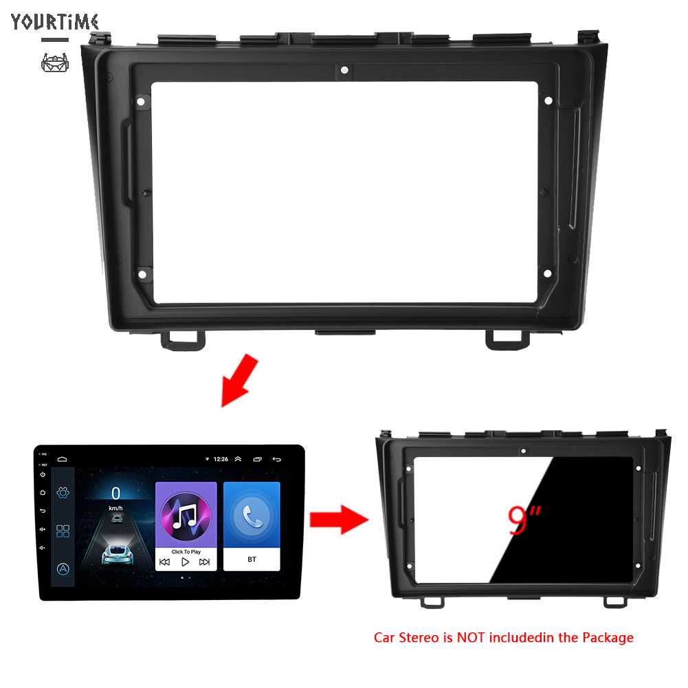 Khung Viền Bảng Điều Khiển Radio 2 DIN Cho Xe Hơi HONDA CR-V 2008