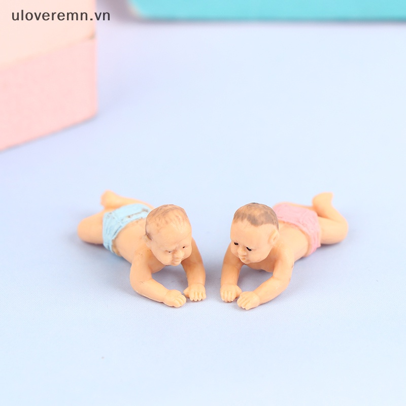 Mô Hình Búp Bê Em Bé Mini Dễ Thương Dùng Trang Trí