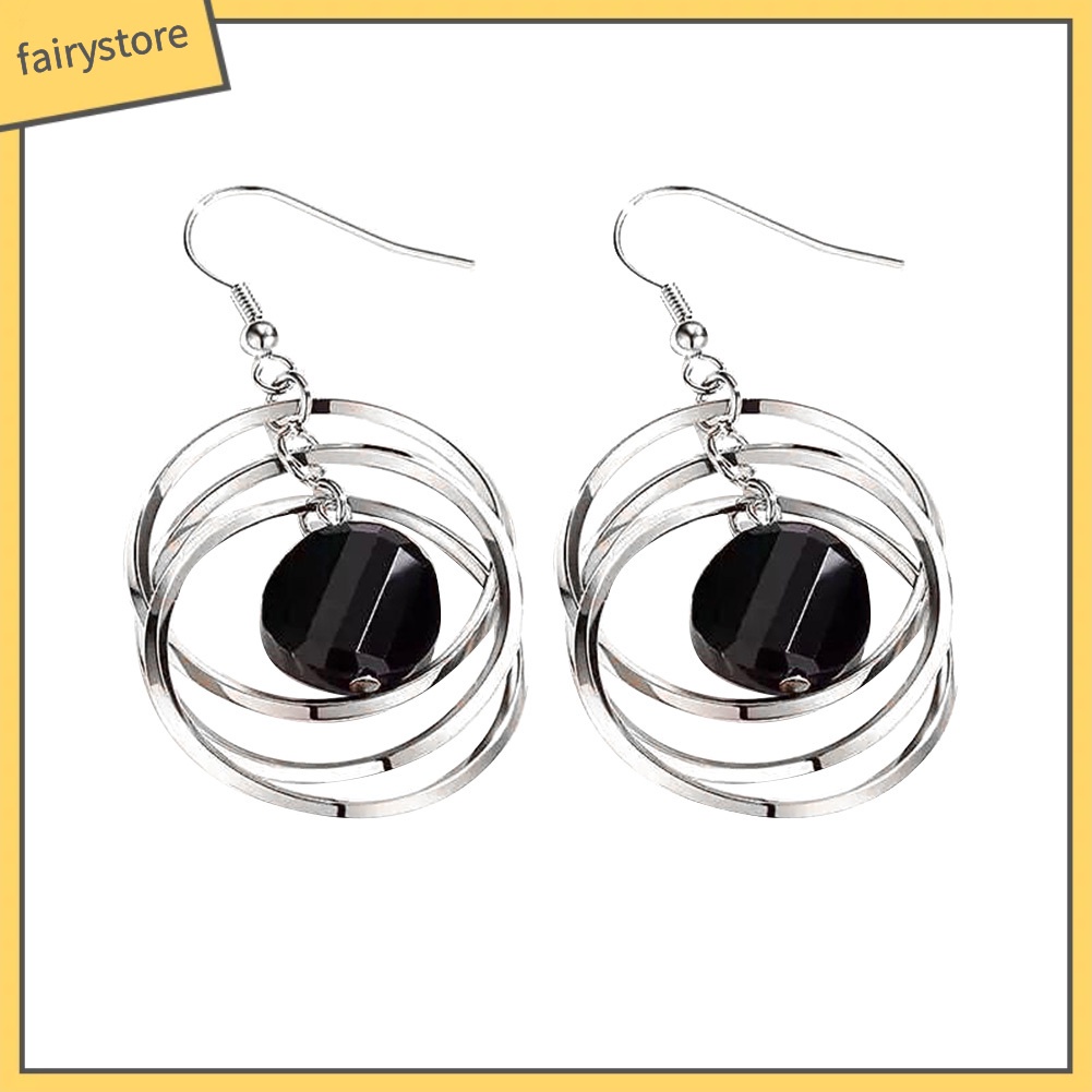 Bông Tai Móc Hình Tròn Rỗng Thanh Lịch Cho Nữ