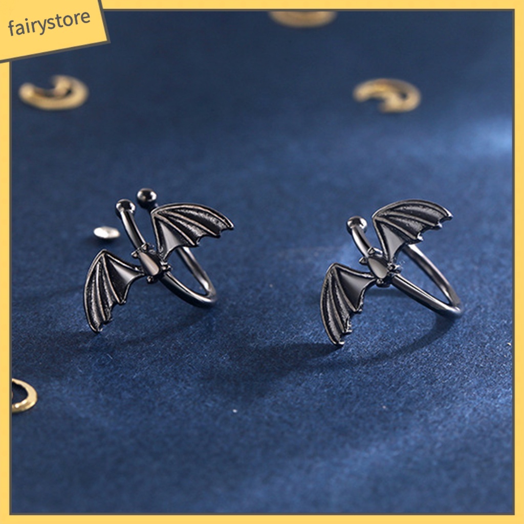 Khuyên Tai Dạng Kẹp Không Xỏ Hình Dơi Thời Trang Cho Nữ