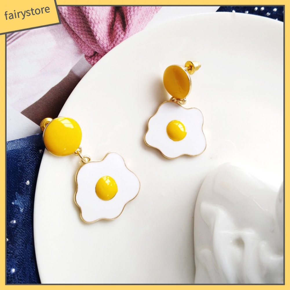 Bông Tai Hình Trứng Thời Trang Dành Cho Nữ