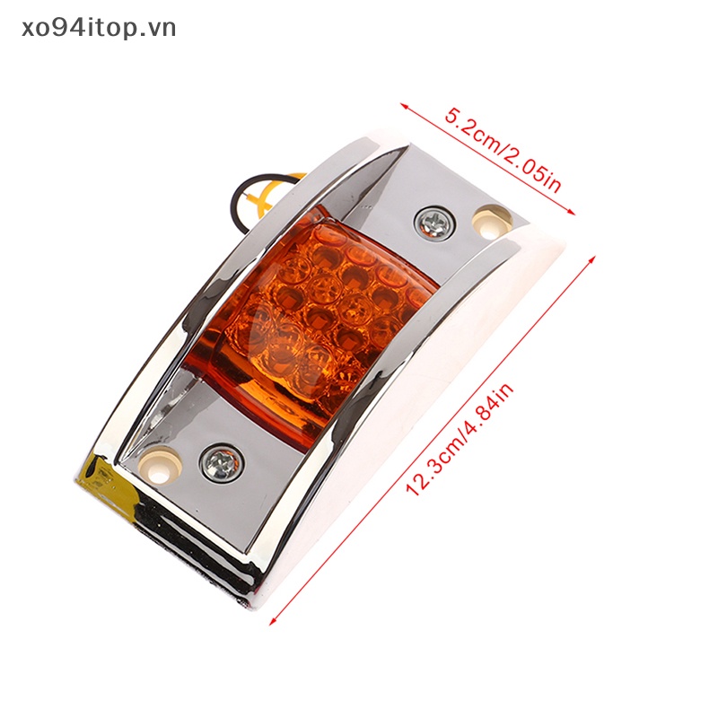 FENDER Đèn XOITOP LED Đánh Dấu Bên Hông Xe Tải RV Caravan Màu Hổ Phách Đỏ VN