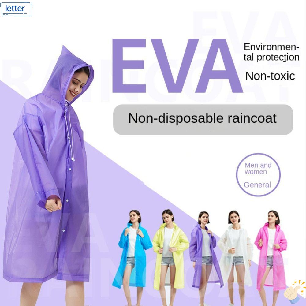 Áo Mưa Một Mảnh Dày Dặn Chống Thấm Nước Mang Đi Du Lịch Tiện Lợi