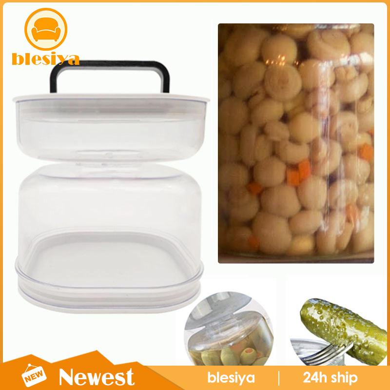 Hũ Thủy Tinh Trong Suốt Có Nắp Lật Dùng Đựng Gia Vị / Trái Cây / Tỏi / Nấm