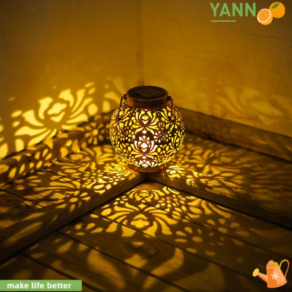 Đèn Lồng Treo Trang Trí Sân Vườn Sử Dụng Năng Lượng Mặt Trời Chống Thấm Nước Morrocan 1