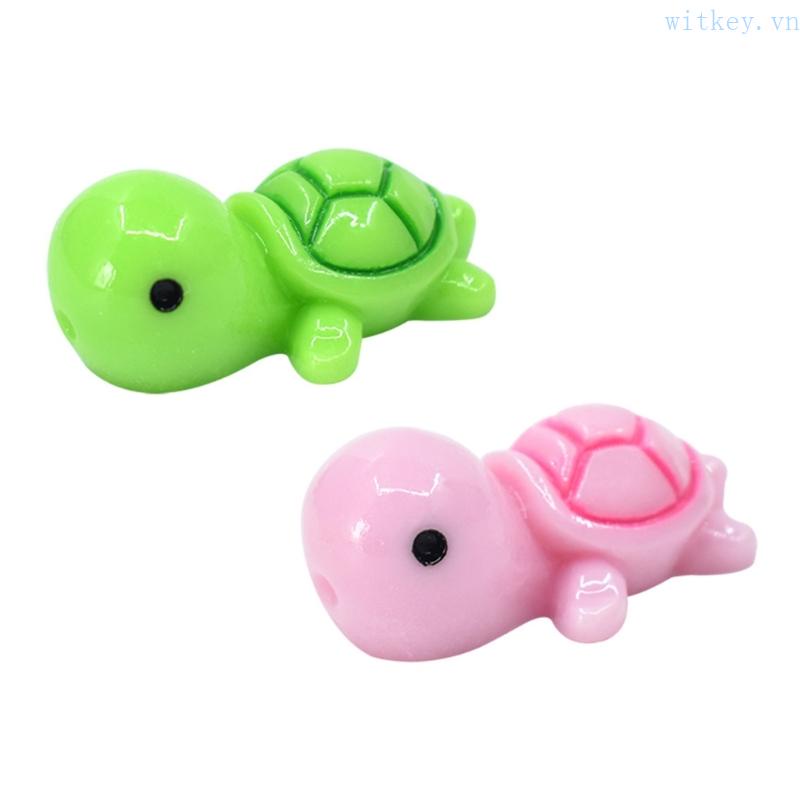 Set 10 Mô Hình Rùa Mini Bằng Resin Trang Trí Bể Cá / Rùa