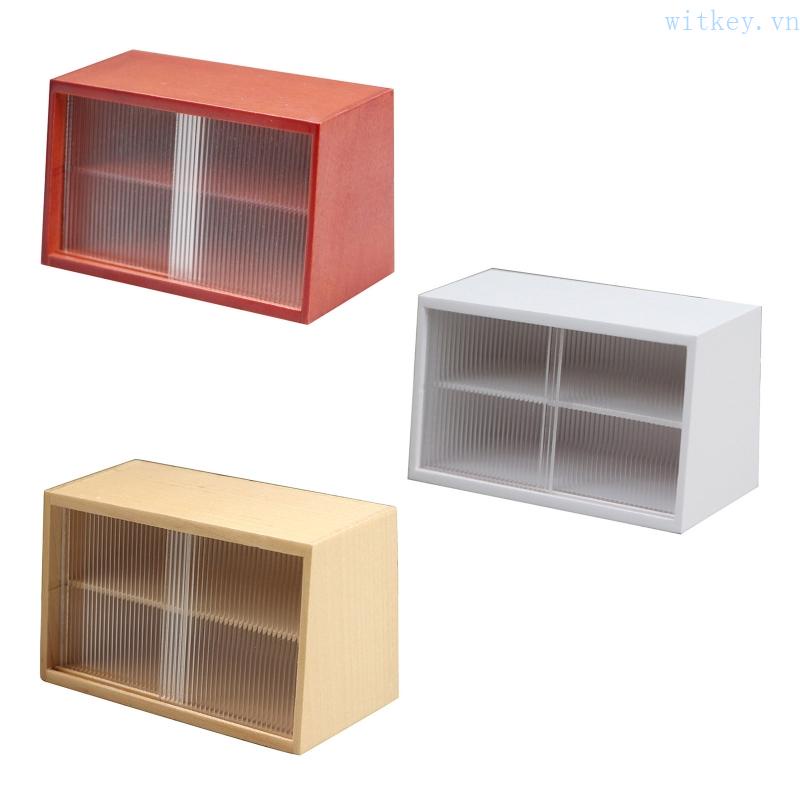 Đĩa Gỗ Tự Nhiên Mini Trang Trí Nội Thất Cho Nhà Búp Bê Tỉ Lệ 1: 6