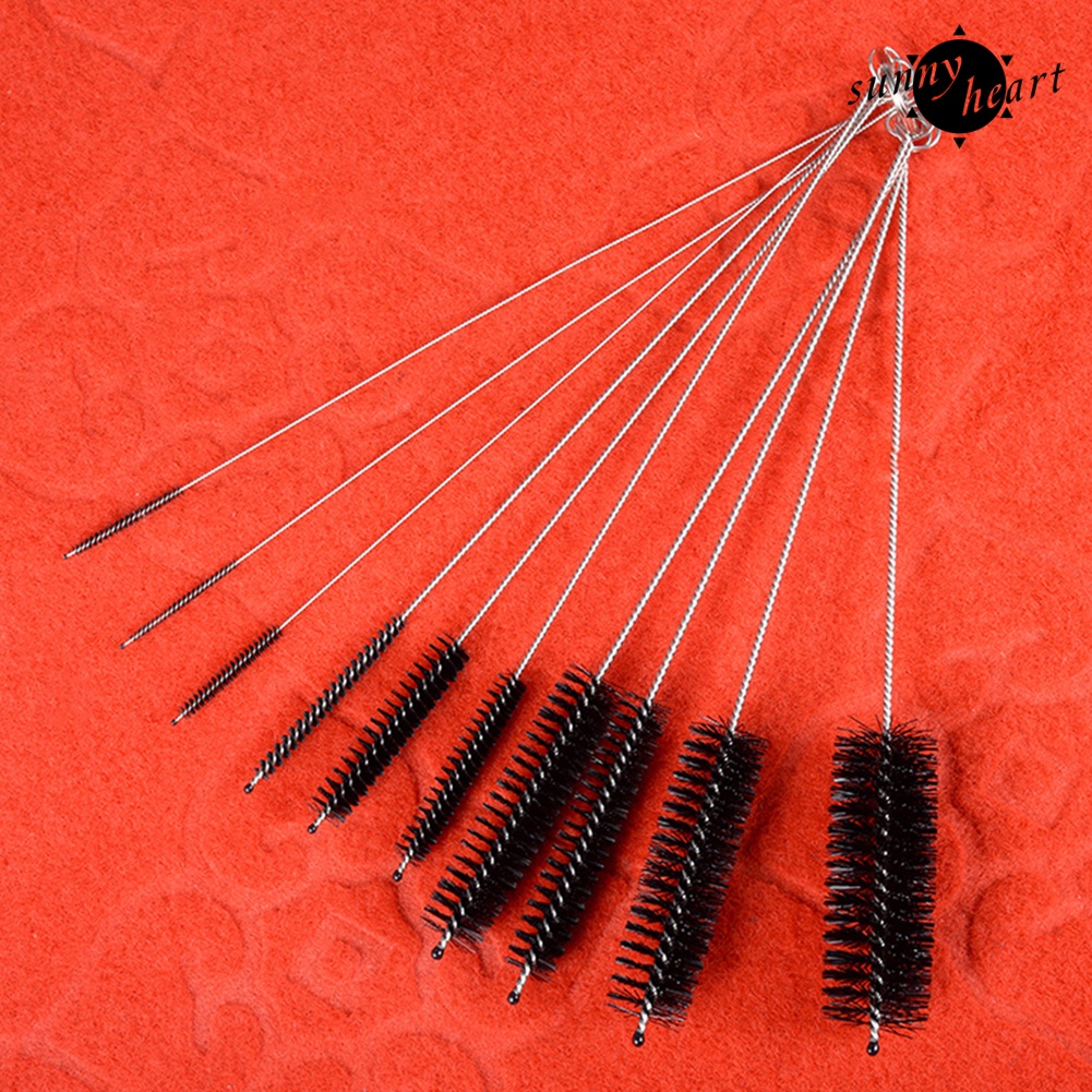 Set 10 Cọ Vệ Sinh Đa Năng Bằng Thép Không Gỉ Tiện Dụng