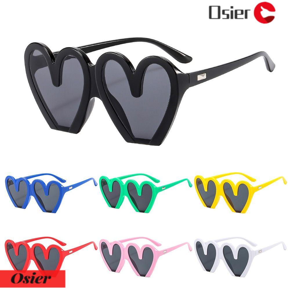 Osier1 Kính Mát Hình Trái Tim Phong Cách Vintage Thời Trang Dự Tiệc Cho Nữ