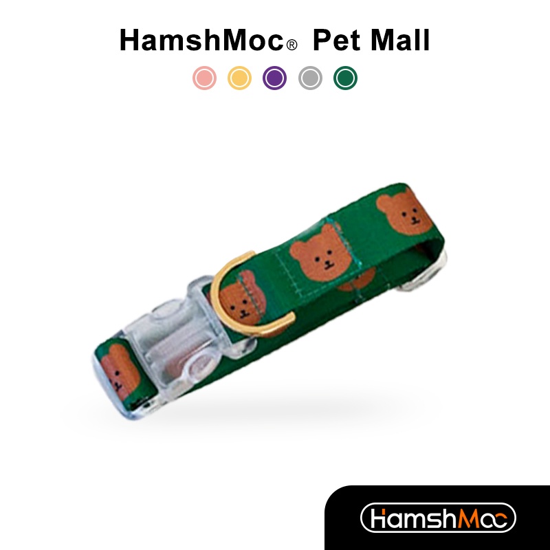 HamshMoc Vòng Cổ Mềm Mại Có Khóa Mạnh Mẽ Tháo Gỡ Nhanh Nhẹ Thoải Mái Cho Cún Cưng Cỡ Nhỏ / Vừa / Nhỏ