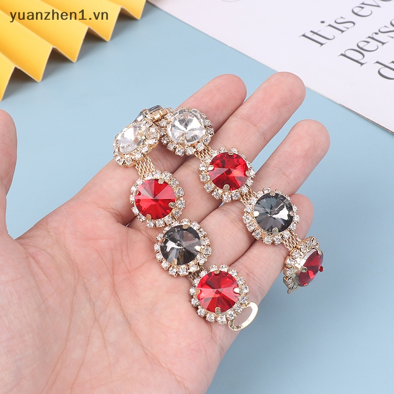 1 Khóa Dây Xích Đính Đá Trang Trí Giày Bikini DIY