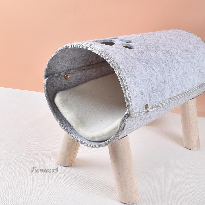 Lều Ngủ Đường Hầm Chống Trượt Chống Trầy Có Thể Giặt Sạch Cho Mèo Fenteer1