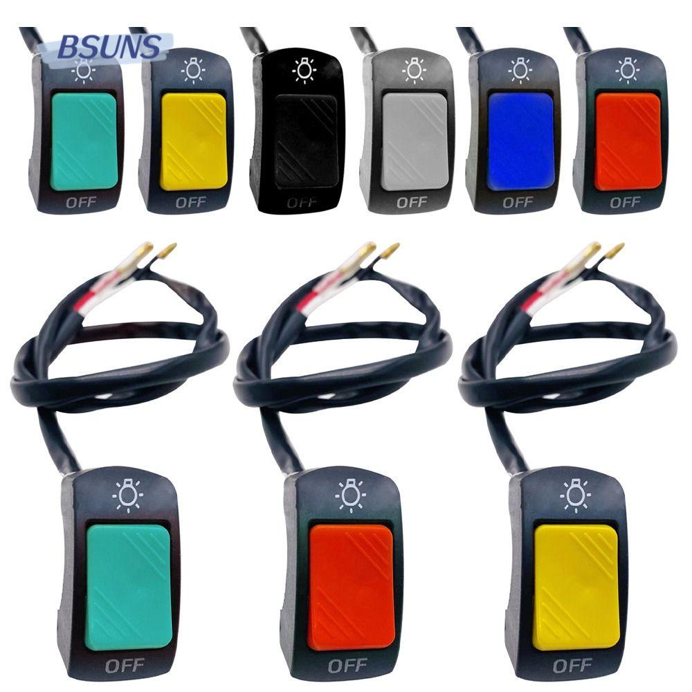 Công Tắc On / Off Đèn Sương Mù Gắn Tay Lái Xe Máy / Xe Hơi 7 / 8in