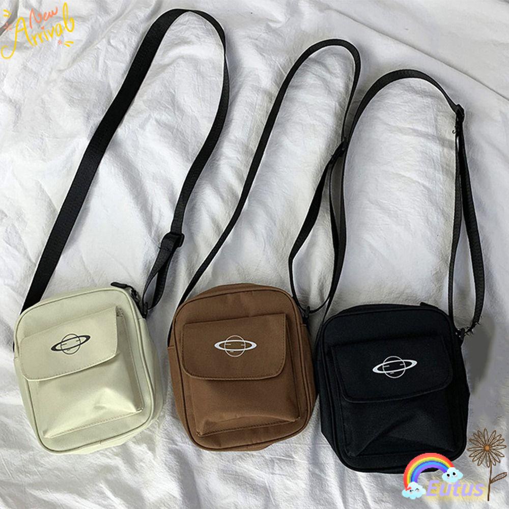 Túi Vải Canvas Cotton Đeo Vai Đựng Điện Thoại Thời Trang