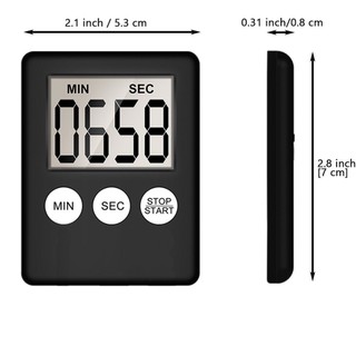Aubess Aubess Lcd Digital Kitchen Timer Cooking Baking Oven Timer Loud Alarm Clock Magnetic Countdown Back Stand