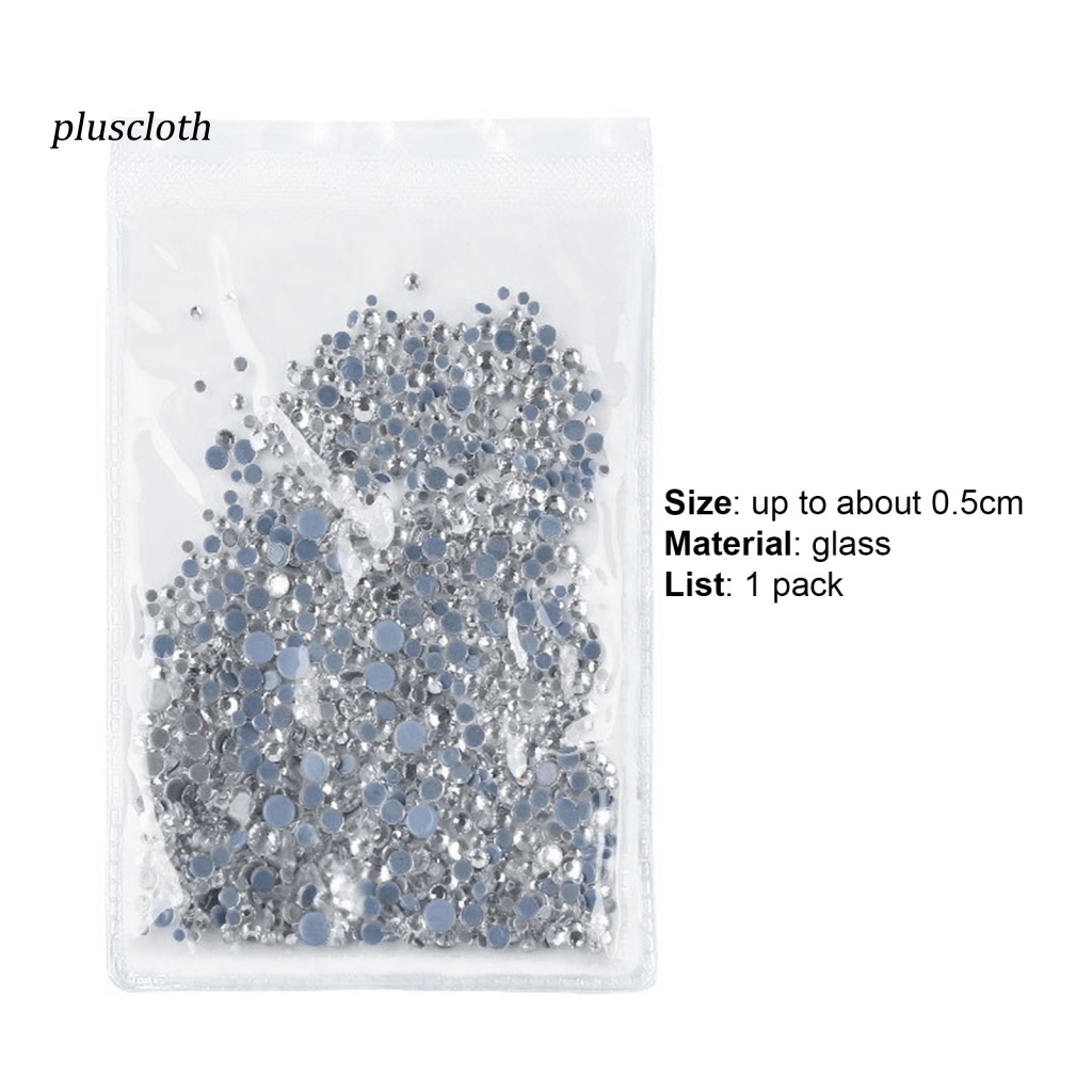 Set 1440 Hạt Đá Thủy Tinh Nhiều Màu Đính Móng Tay