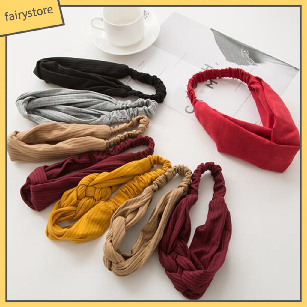 Băng Đô Dệt Kim Màu Sắc Thời Trang Cho Nữ