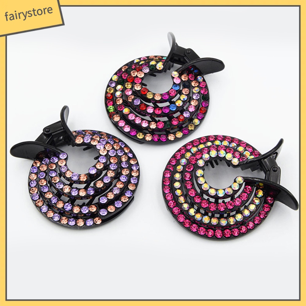 Kẹp Tóc Đính Đá Lấp Lánh Thời Trang Cho Nữ Giá Đỡ