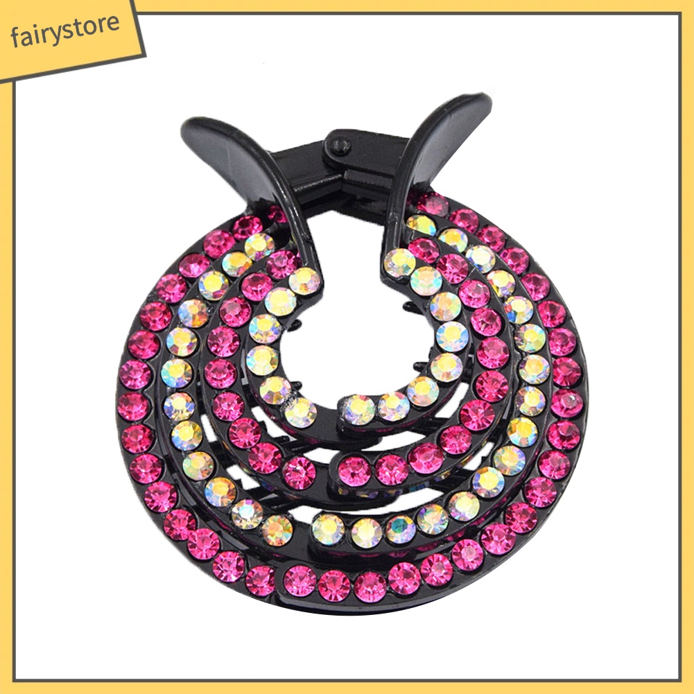 Kẹp Tóc Đính Đá Lấp Lánh Thời Trang Cho Nữ Giá Đỡ