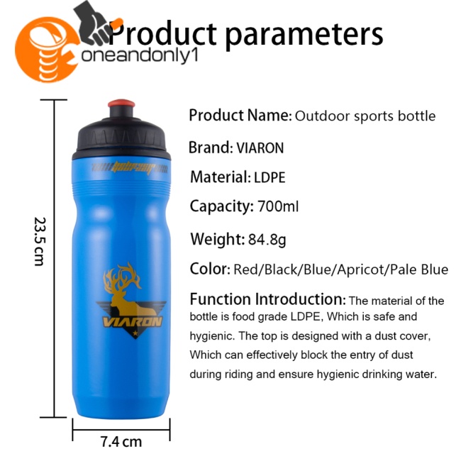 Bình Nước Thể Thao 700ml Chống Rò Rỉ Tiện Dụng