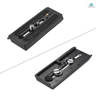 Andoer Video Camera Tripod Quick Release Clamp Adapter with Quick Release Plate Compatible for Manfrotto 501 500AH 701HDV 503HDV Q5 Head