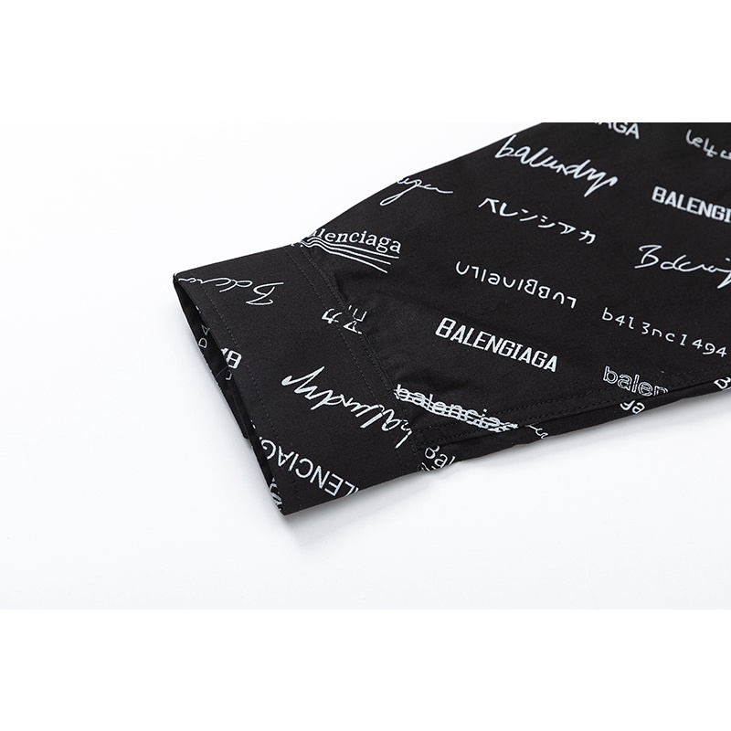 B-a88- Áo Sơ Mi Dài Tay In logo Manchu Nổi Tiếng Thời Trang Mới Nhất