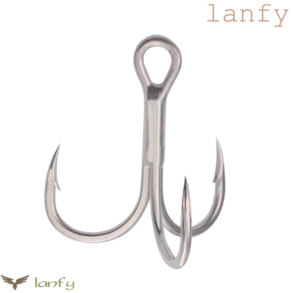 Mồi Câu Cá Ba Lưỡi Dạng Xoay Bằng Thép Carbon Cứng