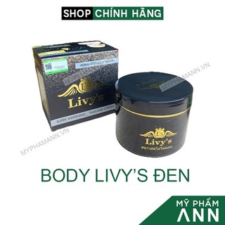 Kem body livy đen chính hãng - kem dưỡng trắng da chống nắng thái lan 250g