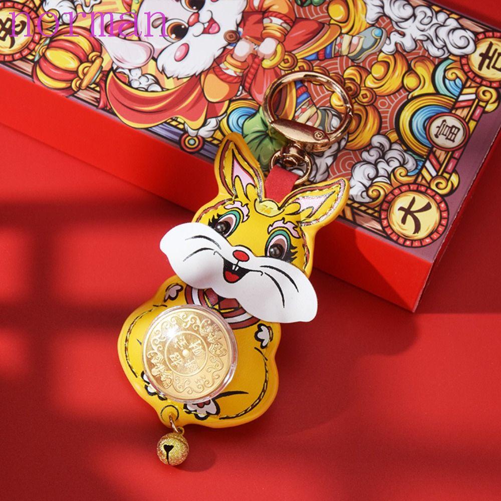 Móc Chìa Khóa Hình Ba Chú Thỏ Tai Dài Dễ Thương Dùng Làm Quà Tặng Cho Bé