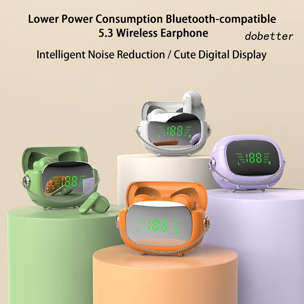 1 Bộ Tai Nghe Nhét Trong Không Dây Bluetooth 5.3 Âm Thanh HiFi Kỹ Thuật Số Dễ Thương