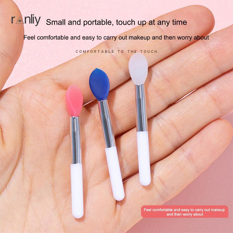Ranliy💗Cọ tô son môi lấy mặt nạ ngủ môi Silicon tiện lợi