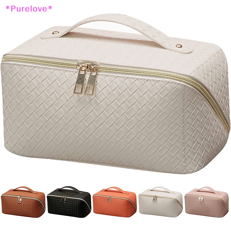 Túi Da PU Đựng Mỹ Phẩm Du Lịch Sức Chứa Lớn Cho Nữ Mới