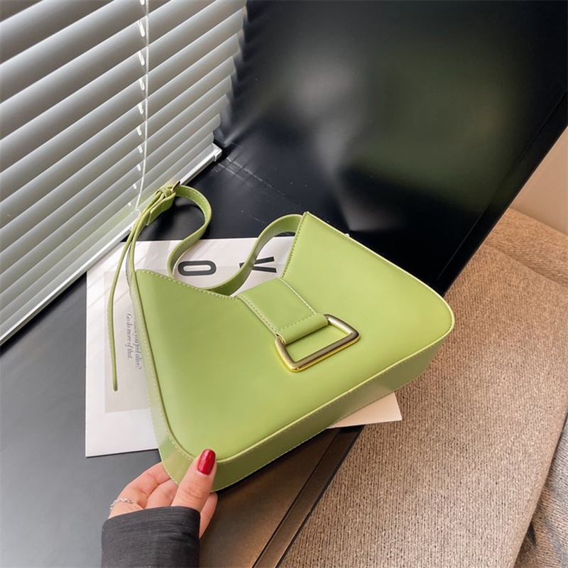 Túi Đeo Chéo Hình Vuông Nhỏ Màu Trơn Đơn Giản Thời Trang Phong Cách Hàn Quốc Cho Nữ