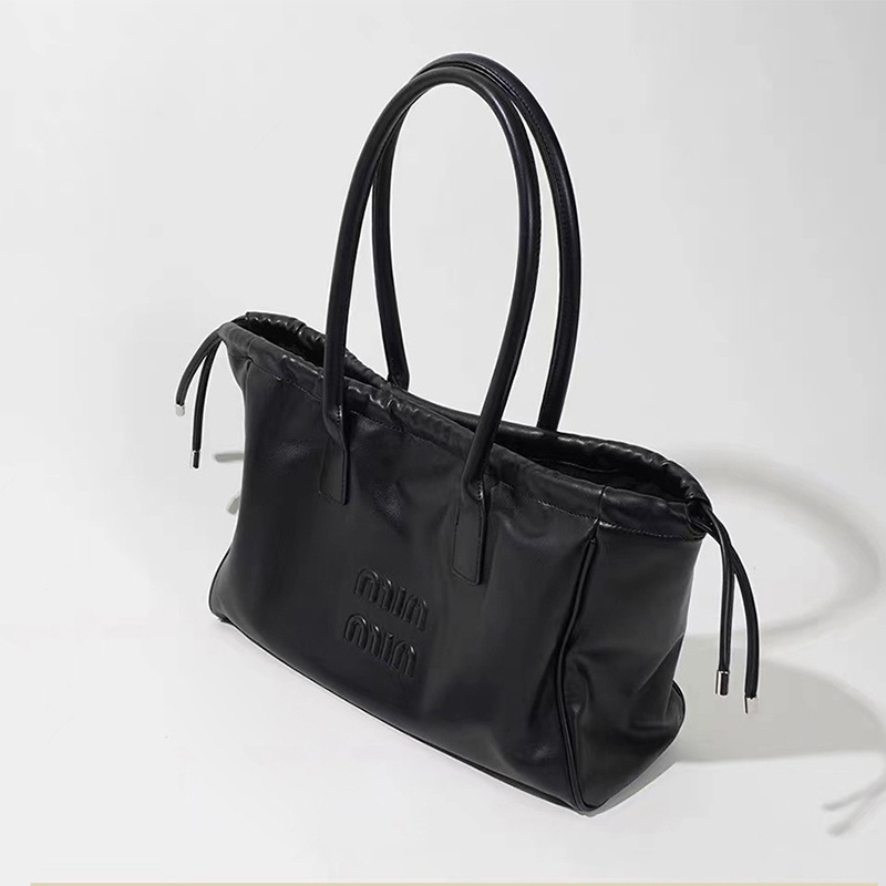 Túi tote Dây Rút Đeo Vai Sức Chứa Lớn Phong Cách retro Dễ Phối Đồ Thời Trang Cho Nữ