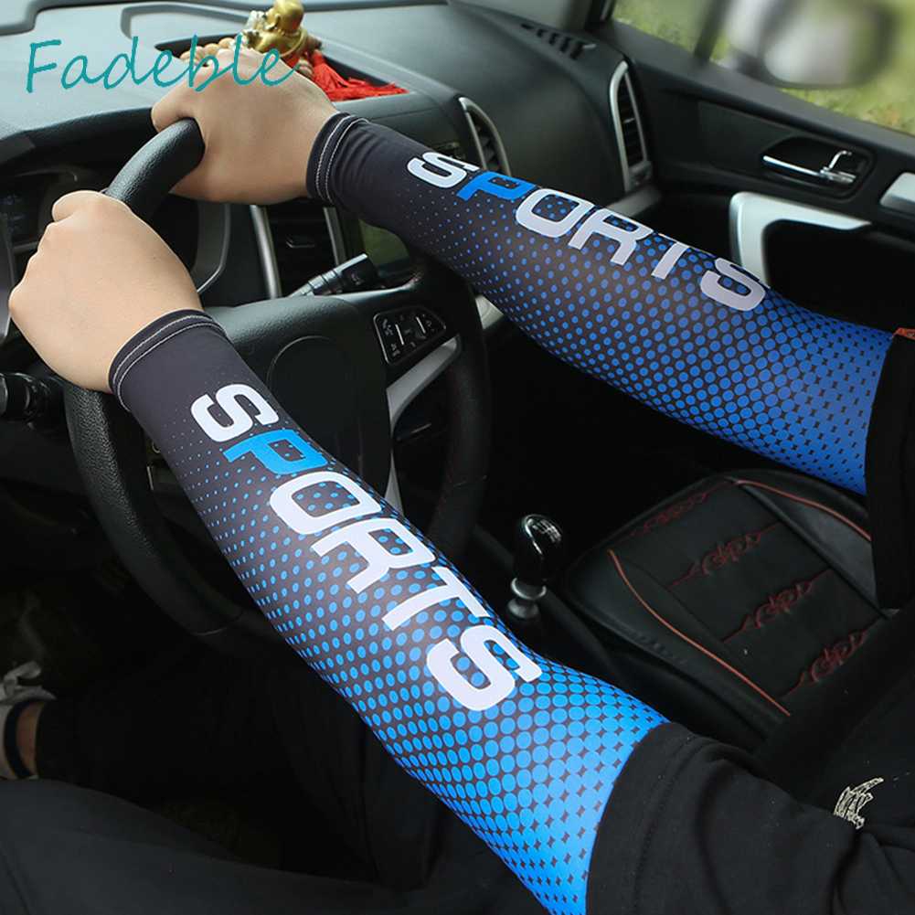 1 Cặp Vỏ Bọc Tay Áo Chống Nắng Dùng Chạy Xe Đạp Tiện Dụng