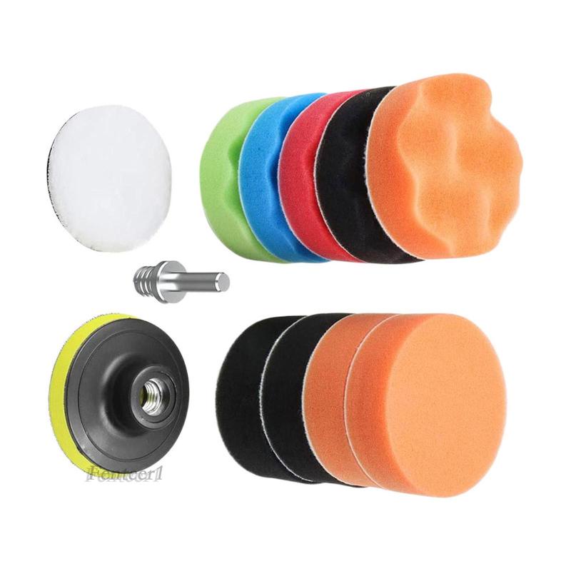 [Fenteer1] Miếng Đánh Bóng Cắt Hình Tròn 3inch Có Thể Tái Sử Dụng Bền