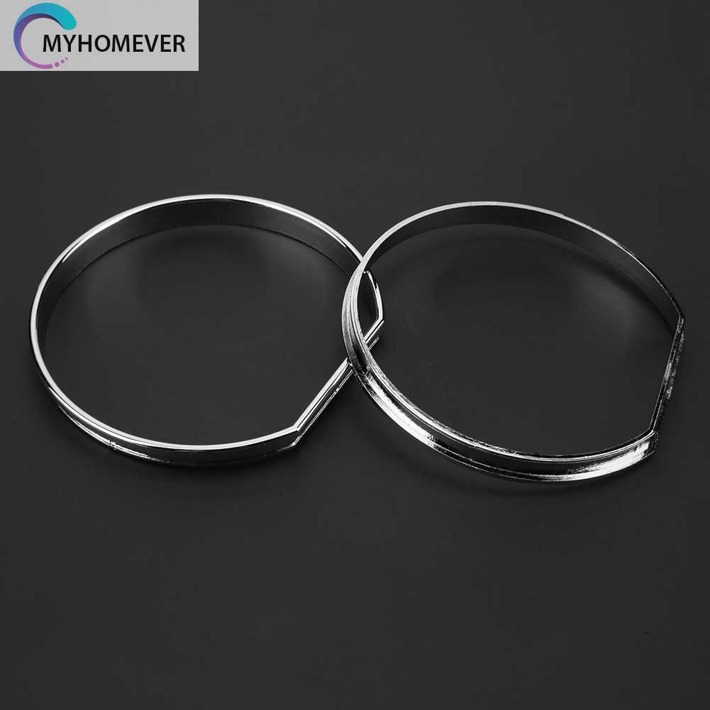 Bộ 4 Khung Trang Trí Bảng Điều Khiển Phía Trước Dành Cho Xe Hơi BMW E46