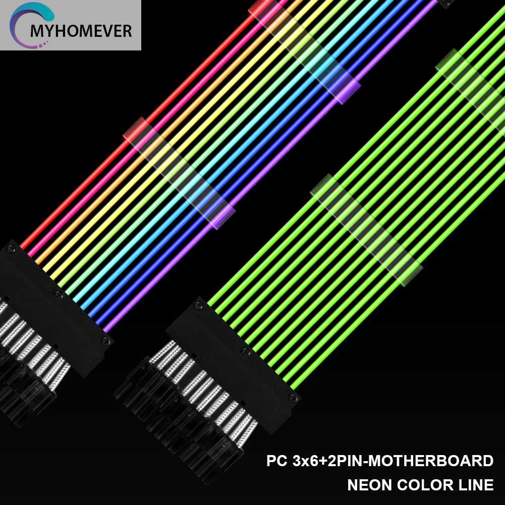 Dây Cáp Nối Dài 8-Pin RGB ATX 24Pin PCIe GPU Chất Lượng Cao